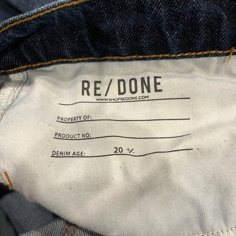 Re\Done- 70s Bell Bottom Heritage Wash Denim Jeans in Size 30. - Picture 7 of 8